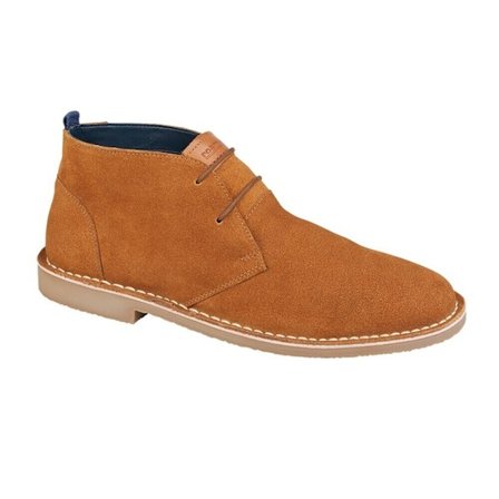 Roamers Suede Desert Boots 12 UK Tan för män