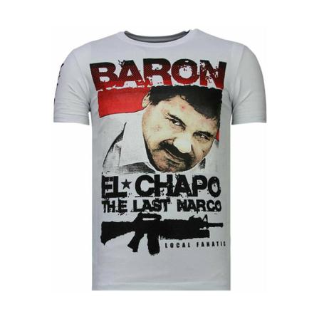 Local Fanatic - T-shirts - Vit - Herr - Storlek: 2xl, Herr, Storlek: 2XL