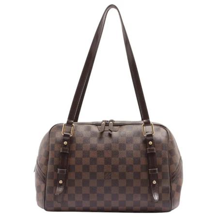 Louis Vuitton Vintage, Pre-owned Leather louis-vuitton-bags Bruin, Dames, Maat:ONE Size