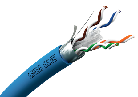 Schneider Electric VDICD63X228 Datakabel 6A F/UTP 2X4P DCA 500 m, Stikkontakter & kabler