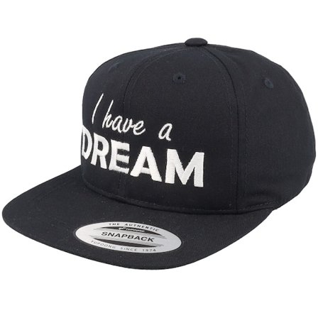 Kiddo Cap - Noir snapback Casquette - Kids I Have A Dream Black Snapback @ Hatstore