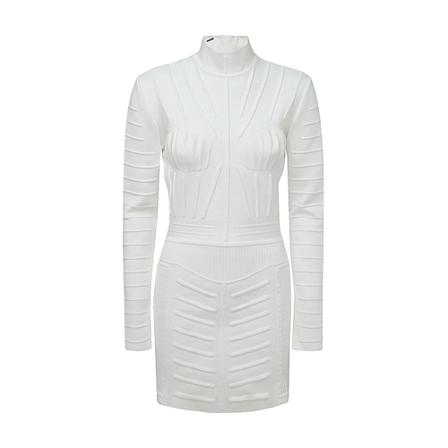 Balmain Party Kjole Hvid, Dame