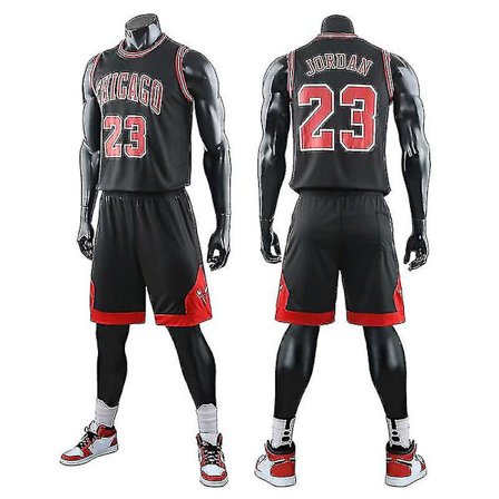 Chicago Bulls Jordan Jersey No.23 voksen basketball uniform sæt zV