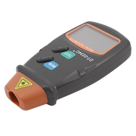 Digital Omdrejningstæller Rpm Måler Berøringsfri 2.5rpm-99999rpm Lcd Display Hastighedsmåler Dt2234c Tester Spe
