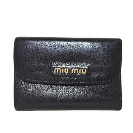 Miu Miu Pre-owned, Wallets & Cardholders Zwart, Dames, Maat:ONE Size