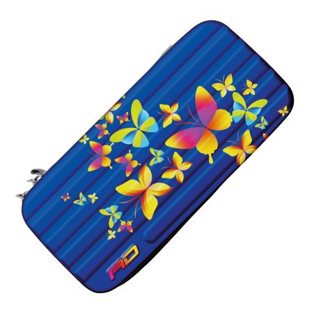 Red Dragon Darts Case Monza Butterfly,Darts Accessories,Blue,Protective,Portable,Nylon,Butterfly