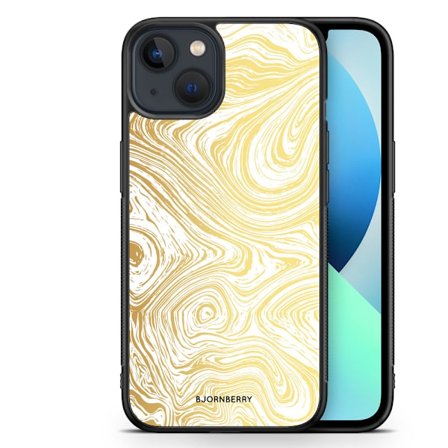Bjornberry Skal iPhone 13 Mini - Guld Marmor