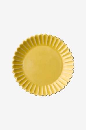 Affari of Sweden - Lautanen Hulda 4-pack - Keltainen - Lautaset - - Homeroom