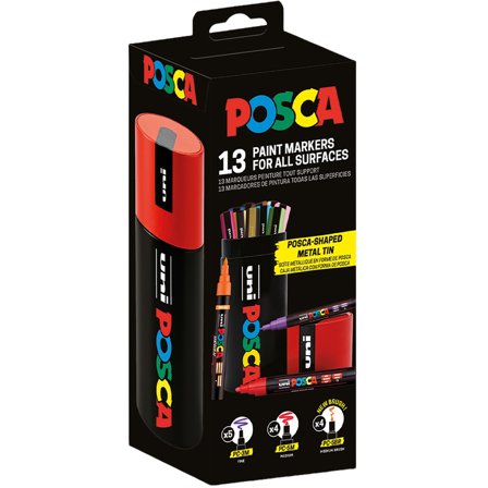 Posca Metal Tin-set