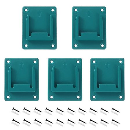 Elverktyg Borrverktyg Hållare, 5 Delar Väggfäste med Skruvar och Pluggar