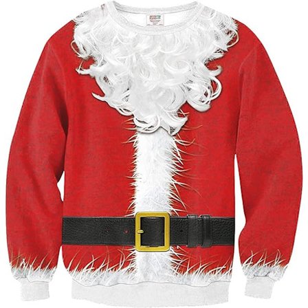 Unisex jouluaiheinen pitkähihainen collegepaita, koko XL