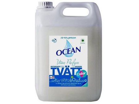 HYGIENTEKNIK Tvättmedel OCEAN oparfymerad kulör 5L - Lyreco - Städ och hygien - Tvättmedel och klädvård - Tvättmedel