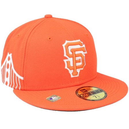 New Era - MLB Orange fitted Czapka Z Daszkiem - San Francisco Giants MLB21 City Connect Off 59FIFTY Orange Fitted @ Hatstore