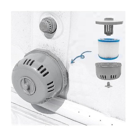 Kompatibel med Lay Z V1 S1 Spa filterhus, tilbehør til rengjøring av boblebad