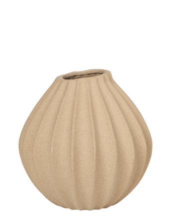 Vase 'Wide' Xl Keramik Beige Broste Copenhagen