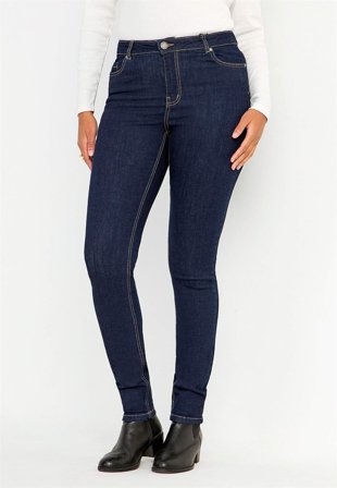 Cellbes of Sweden - Jeans i denim med superstræk Ella i mørk denim / ikke vasket til damer i størrelse 40L
