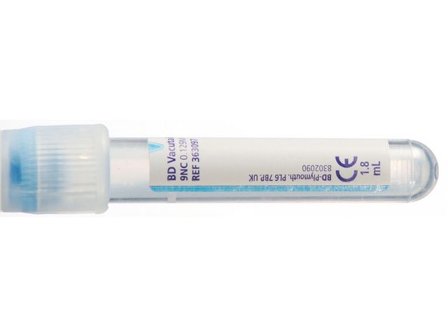 BD Hemogardrör ljusblå NaC 3,8% 1,8ml 100/fp - Lyreco - Sjukvård och omsorg - Lab och analys - Provrör - Vacutainer/Hemogard
