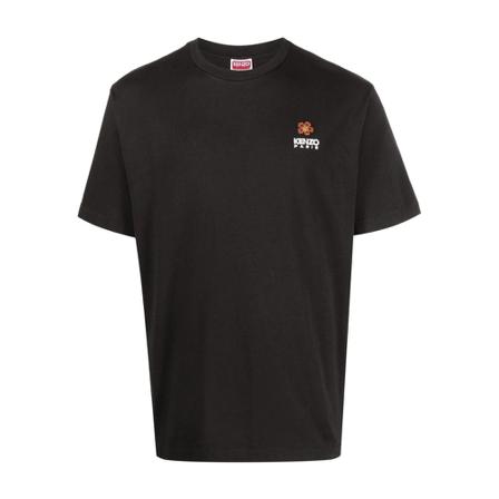 Kenzo, T-shirt à logo Boke Flower brodé Czarny, Mężczyzna, Rozmiar: XL