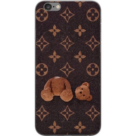 Yhteensopiva Puhelinkuori Apple Apple iPhone 6 Plus Graafinen monogrammikuvio, jossa taiteellisesti muotoiltu nalle