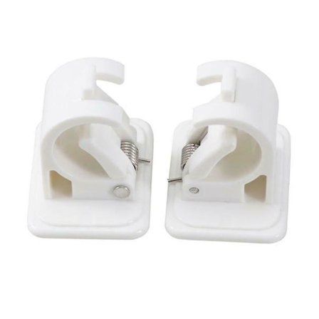 2 stk kroker stangbrakett håndkle Ain brakett tørr stang hengende stang klips kroker