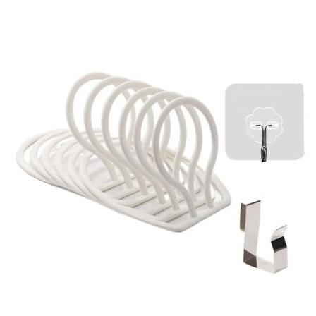 6 Stk Lue Display Holder Lue Stativ Krok HVIT White