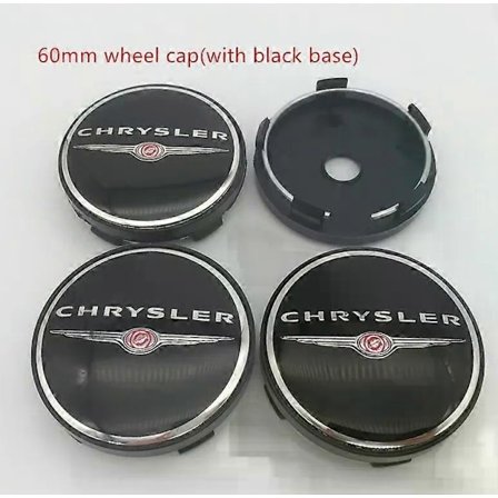 4 stk. 54 mm 56 mm 60 mm 64 mm Chrysler 300c Bil Hjul Center Dæknav Kapsel Resin Badge Emblem Mærkat Dekal Styling Tilbehør