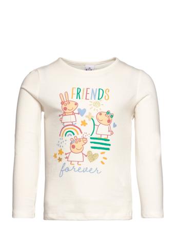Long-Sleeved T-Shirt White Peppa Pig