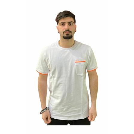 Sun68 T-Shirts Hvid, Herre