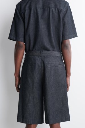 COS Men's Bermudas Vaqueras Wide Leg in Azul