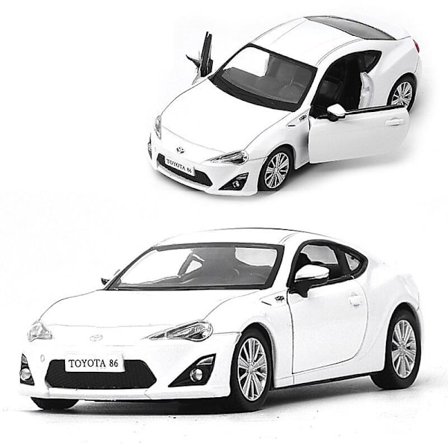 1/36 Legering Diecast modellbil Toyota Gt86 Metall sportsbil leketøy Trekk tilbake 2 dører Statisk modell samling kjøretøy leker for gutter