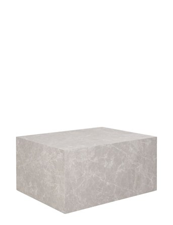 House Nordic Sia - Coffee Table, Marble Look, Beige, 60X80X40 Cm - Grey - ONE SIZE