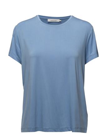 Siff Tee 6202 T-shirts & Tops Short-sleeved Sininen Samsøe Samsøe