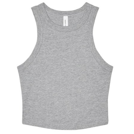 Bella + Canvas Dam/Dam Heather Micro-Rib Racerback Tank T