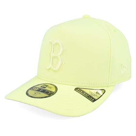 New Era - MLB Yellow fitted Czapka Z Daszkiem - Boston Red Sox 59FIFTY Color Pack Pastel Yellow A-frame Fitted @ Hatstore