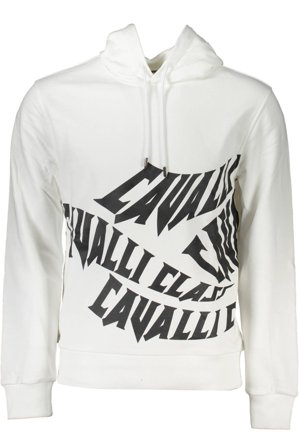 Cavalli Class Felpa Senza Zip Uomo Bianco