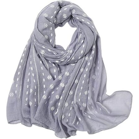 Hodeskjerf Lett Skjerf for Kvinner Jenter Oversized Motesjal og omslag Dameskjerf