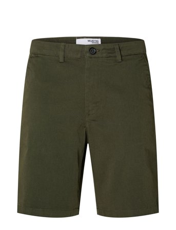 Slhslim-Miles Flex Shorts Noos Green Selected