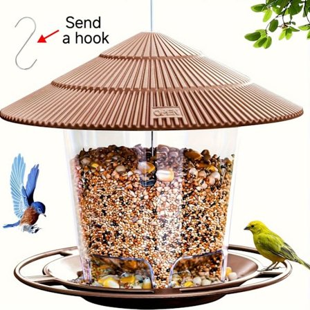 1 stk. Udendørs Have Gård Hængende Fuglefoder, Automatisk Have Kolibrifoder, Vild Fuglefoder
