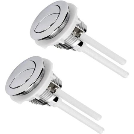 /EA/Universal toilet cisterne trykknapper 38 mm dobbelt skylleknap Standard dobbelt skylleknap 2 stk.