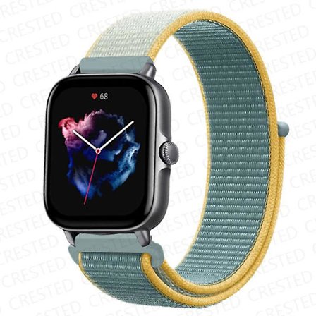 20 mm 22 mm watch för Amazfit Gts/2/2e/4/3/mini Gtr 4/2/3/ pro 47 mm Stratos 3 nylon Pulseira Correa Amazfit bipsband