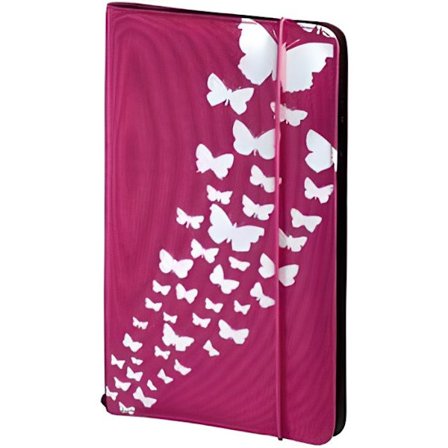 CD/DVD-etui - HAMA - Up to Fashion - Rosa - 48 CD/DVD - Mönster Fjärilar