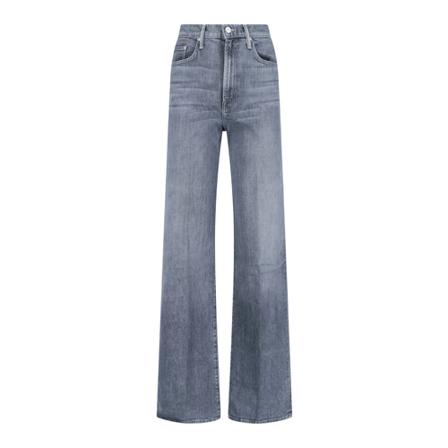 Mother Wide Jeans Grå, Dame, Størrelse: W30