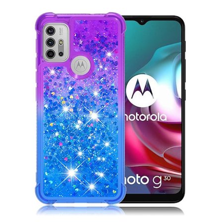 Princess Motorola Moto G30 Cover - Lilla / Blå