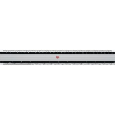 M+R Aluminium Ruler 30 cm