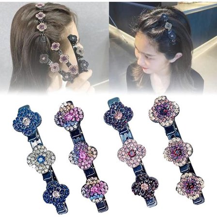 4 st glitterhårspännen 4 st