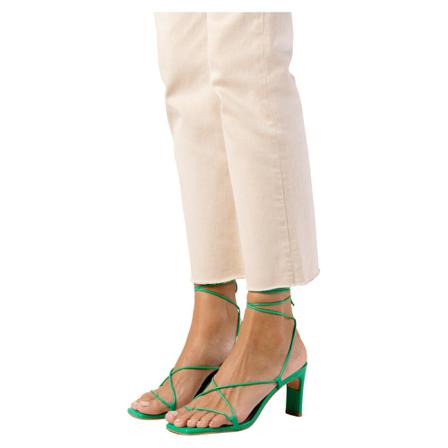 Alohas, Bellini Shiny Sandals Zielony, Kobieta, Rozmiar: 39 EU