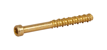 ESSVE ECS-CY Betongskrue 5(4) mm Ø, gulforsinket 60 mm, 75-pakning, Innfesting