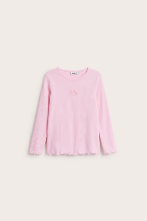 Kappahl | Pitkähihainen ribbipaita | Pinkki