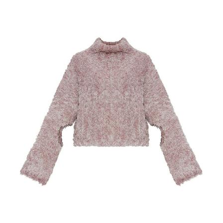 JW Anderson Cut-out cropped sweater Pink, Dame