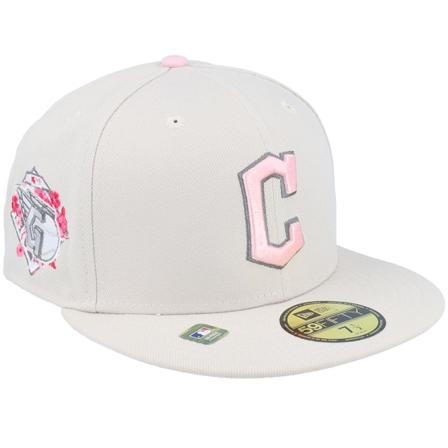 New Era - Cleveland Guardians 59FIFTY Mothers Day 23 Beige/Pink Fitted Fitted Beige Cap - MLB @ Hatstore